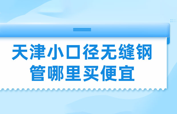 天津小口径无缝钢管哪里买便宜